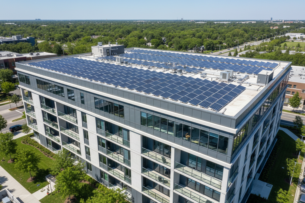 התקנת פאנלים סולאריים בבית המשותף